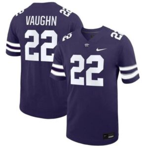 Kansas State Wildcats #22 Deuce Vaughn Purple Vapor Stitched Jersey