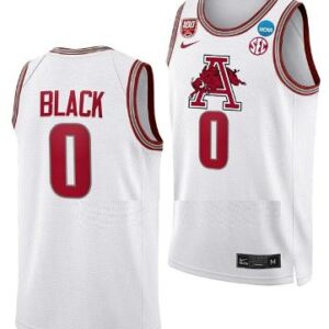 Men's Anthony Black Jersey Arkansas Razorbacks Basketball 2023 NCAA March Madne