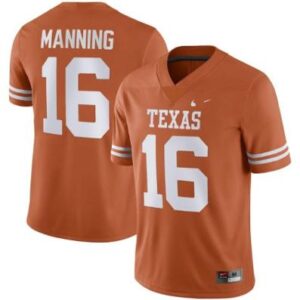#16 Arch Manning Texas Longhorns Nike NIL Replica NCAA Jersey - Texas Orange