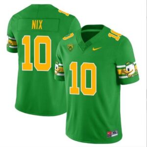 Men's Bo Nix Jersey #10 Oregon Ducks Mighty Oregon Throwback College Foot