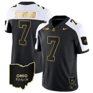 Men's CJ Stroud Jersey #7 Ohio State Buckeyes College Football Stitched