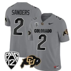 Men's Colorado Buffaloes Shedeur Sanders Jersey #2 Vapor Limited College Footba
