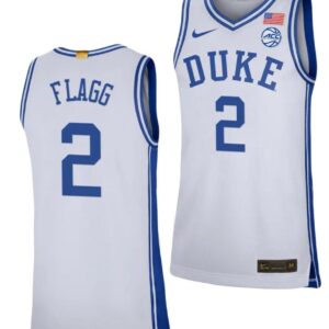 Men's Cooper Flagg Jersey 2 Duke Blue Devils Basketball White