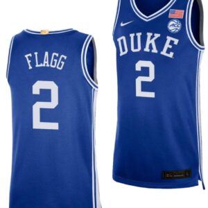 Men's Cooper Flagg Jersey #2 Duke Blue Devils College Basketball Royal