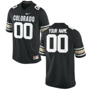 Men's Custom Colorado Buffaloes Jersey NCAA Football Black