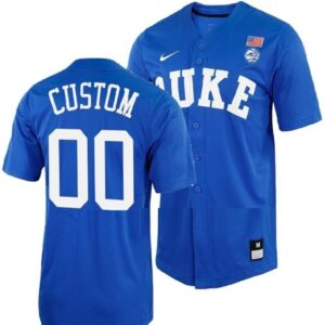 Men's Custom Duke Blue Devils Jersey Name and Number Baseball NCAA College Royal