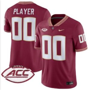 Men Florida State Seminoles Custom College Football Garnet Jersey All Stitched