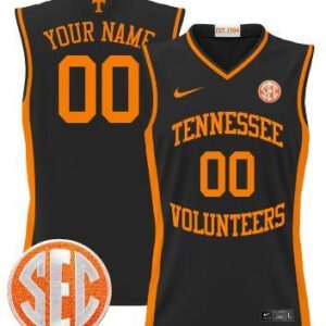 Men's Custom Jersey Tennessee Vols Swingman Basketball Black All Stitched