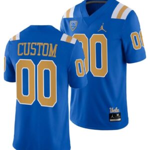 Men's Custom UCLA Bruins Jersey Blue College Football Uniform