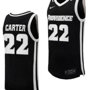 Men's Devin Carter Jersey 22 Providence Friars Replica Basketball Black Uniform