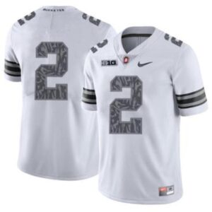 Dobbins #2 NCAA 2023-24 Ohio State College Footbal Jersey white