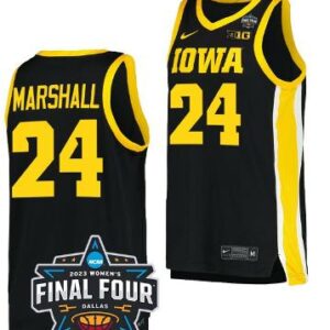 Men's Gabbie Marshall Jersey Iowa Hawkeyes Basketball 2023 National Championshi
