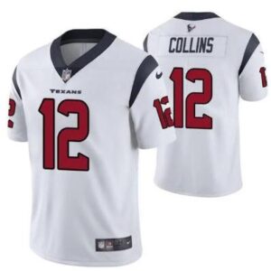 Men's Houston Texans #12 Nico Collins White Football Stitched Jersey