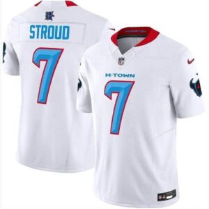 Men's Houston Texans C.J. Stroud #7 White 2024 F.U.S.E. Football Stitched Jersey