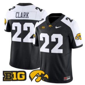 Men's Iowa Hawkeyes Caitlin Clark Jersey #22 Football All Stitched Black Alterna