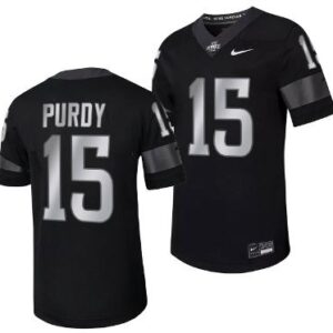Men's Iowa State Cyclones Brock Purdy Jersey Alternate College Football Black #
