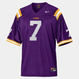 Men's Lsu Tigers #7 Patrick Peterson College Purple Jersey