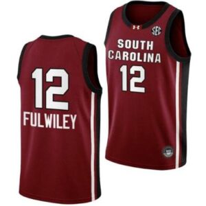 #12 MiLaysia Fulwiley NCAA South Carolina College Basketball Red Jersey