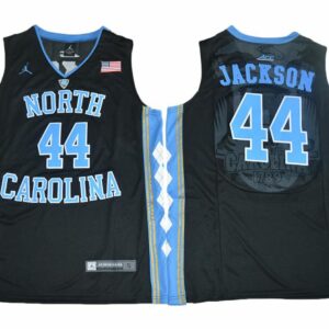 Men's North Carolina Tar Heels #44 Justin Jackson NCAA Basketball Black Jersey