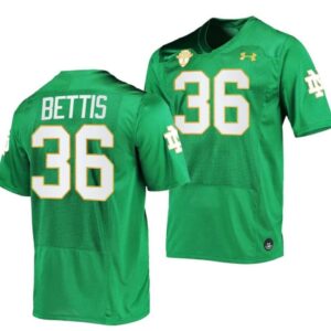 Men's Notre Dame Fighting Irish Jerome Bettis Jersey #36 College Kelly Green 20