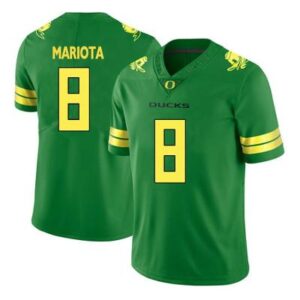 Men's Oregon Ducks Marcus Mariota College Football Jersey Green