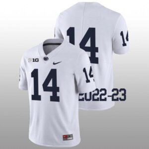 Men's Penn State Tyrece Mills Jersey #14 College Game White No Name