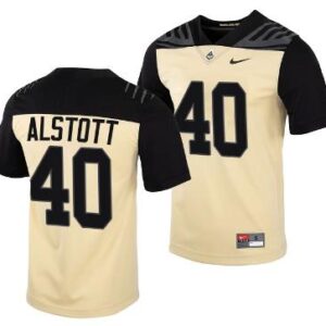 Men's Purdue Boilermakers Mike Alstott Jersey #40 College Gold Vapor Untouchable