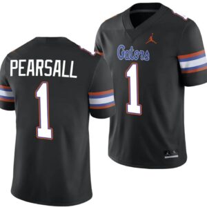 Men's Ricky Pearsall Jersey #1 Florida Gators Alternate College 2023-24 Black