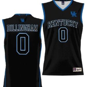 Men's Rob Dillingham Jersey 0 Kentucky Wildcats NIL Basketball Lightweight Black