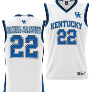 Men's Shai Gilgeous Alexander Jersey #22 Kentucky Wildcats Basketball Stitched
