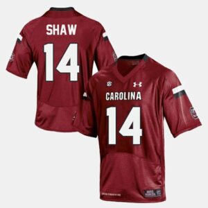 Men's South Carolina Gamecocks #14 Connor Shaw College Red Jersey