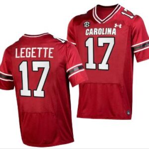 Men's South Carolina Gamecocks Xavier Legette Jersey #17  Garnet 2023