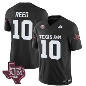 Men's Texas A&M Aggies Marcel Reed Jersey #10 Vapor Limited College Black