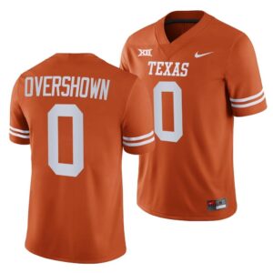 Men's Texas Longhorns DeMarvion Overshown Jersey #0 College Orange