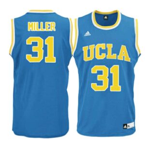 Men's UCLA Bruins 31 Reggie Miller NCAA Basketball Jersey Blue
