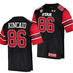 Men's Utah Utes #86 Dalton Kincaid Jersey College Black