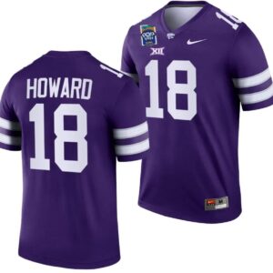 Men's Will Howard Jersey #18 Kansas State Wildcats 2023 Pop-Tarts Bowl Football