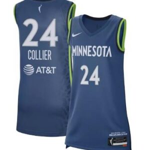 Minnesota Lynx Napheesa Collier Jersey #24 Explorer Blue WNBA Basketball