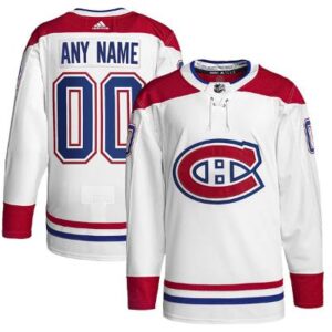Montreal Canadiens Hockey Away White Custom Jersey  All Stitched