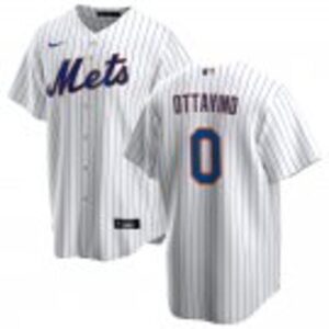 New York Mets #0 Adam Ottavino White Home Jersey