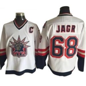 New York Rangers #68 Jaromir Jagr 1998 Vintage CCM Jersey - White