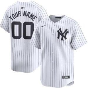 New York Yankees Home Limited Custom Jersey - White
