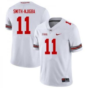 Ohio State Buckeyes #11 Jaxon Smith Njigba College Football Jersey White