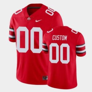 Ohio State Buckeyes ACTIVE PLAYER Custom Red College Stitched Jersey