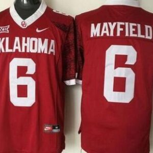 Oklahoma Sooners #6 Baker Mayfield Red 2016 College Football Jersey