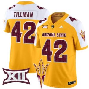 Pat Tillman Jersey #42 Arizona State Sun Devils 2024 Limited Gold Alternate