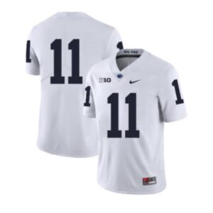 Penn State Micah Parsons Jersey #11 College Football Game White No Name