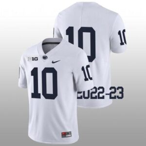 Penn State Nicholas Singleton Jersey #10 College Football Game White No Name