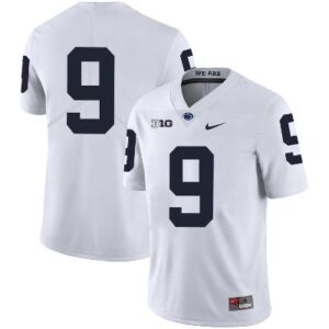Penn State Nittany Lions #9 Trace McSorley Football Jersey No Name White