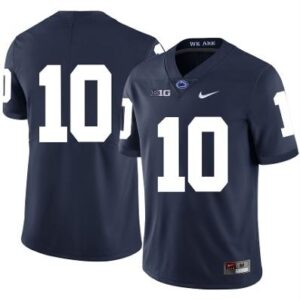 Penn State Nittany Lions NO NAME Jersey #10  Football NCAA Jerseys Blue